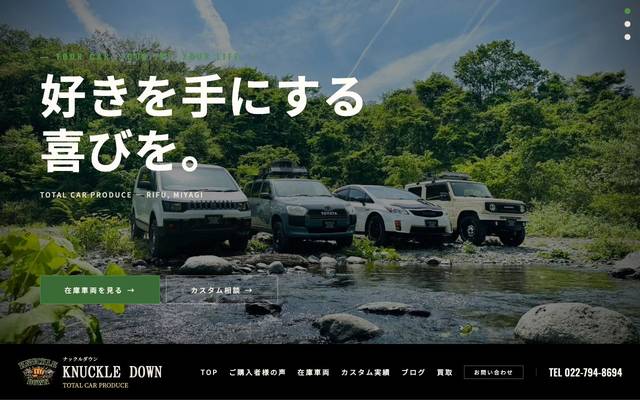 ナックルダウンのサイト