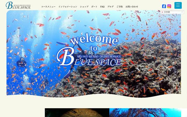 Blue Space MIYAKOのサイト