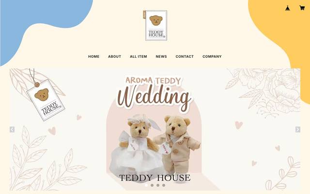 Teddy House Japanのサイト
