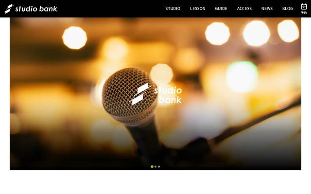 studiobank様 公式ウェブサイトのサイト