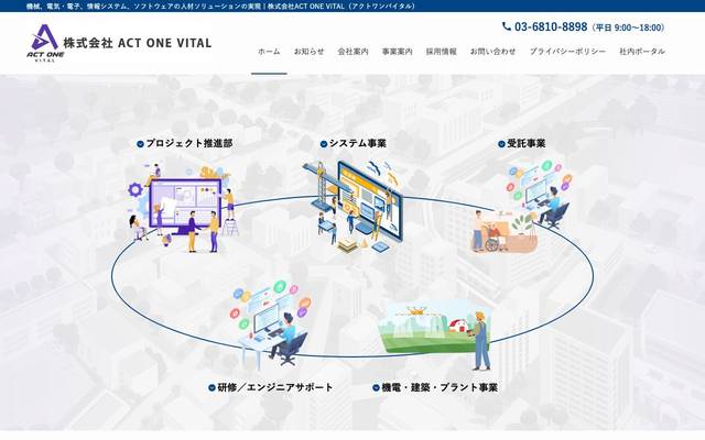 株式会社ACT ONE VITALのサイト