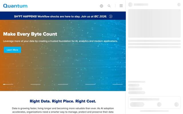 日本クアンタム ストレージ株式会社のサイト