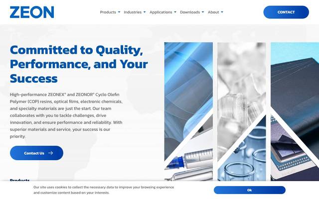 Zeon Specialty Materials lnc.のサイト